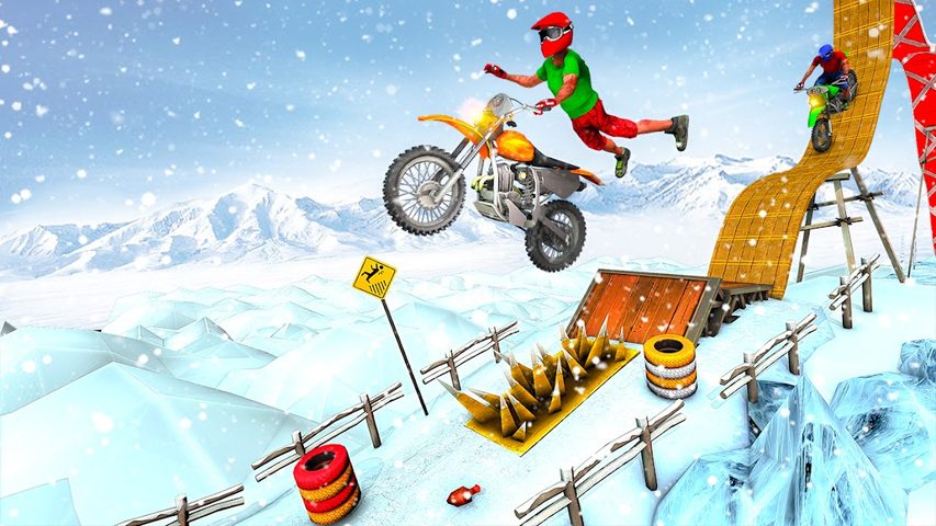 Captura 14: Carreras de Motocicletas con Trucos