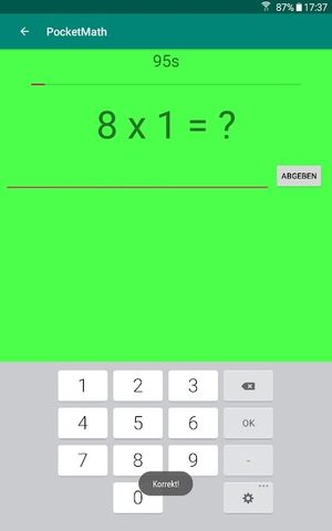 Screenshot 7: Pocket Math – Mental arithmetic trainer