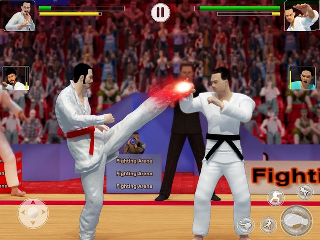 Captura 13: Combate de karate por equipos