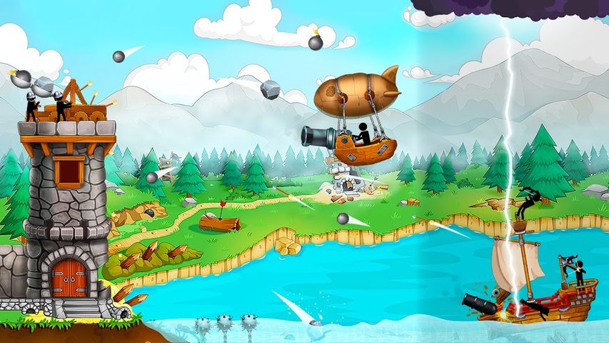 Screenshot 19: The Catapult: Stickman Pirates