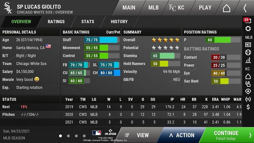 Скриншот 15: OOTP Baseball Go!