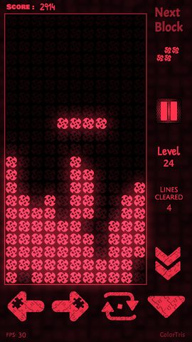 Screenshot 4: ColorTris - Classic Neon Block