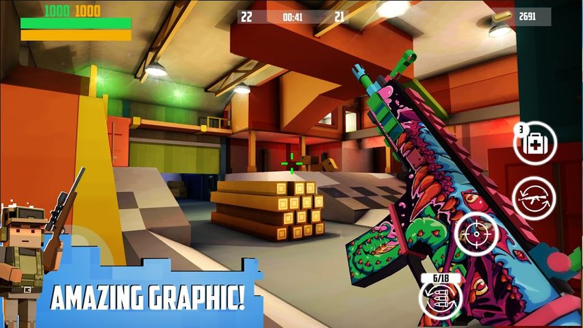 Screenshot 2: Block Gun: FPS PvP War - Onlin