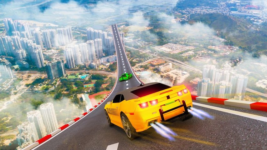 Screenshot 4: Superhero Car: Mega Ramp Games