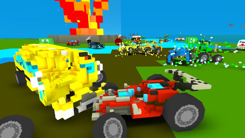 Screenshot 8: Blocky Demolition Derby 2