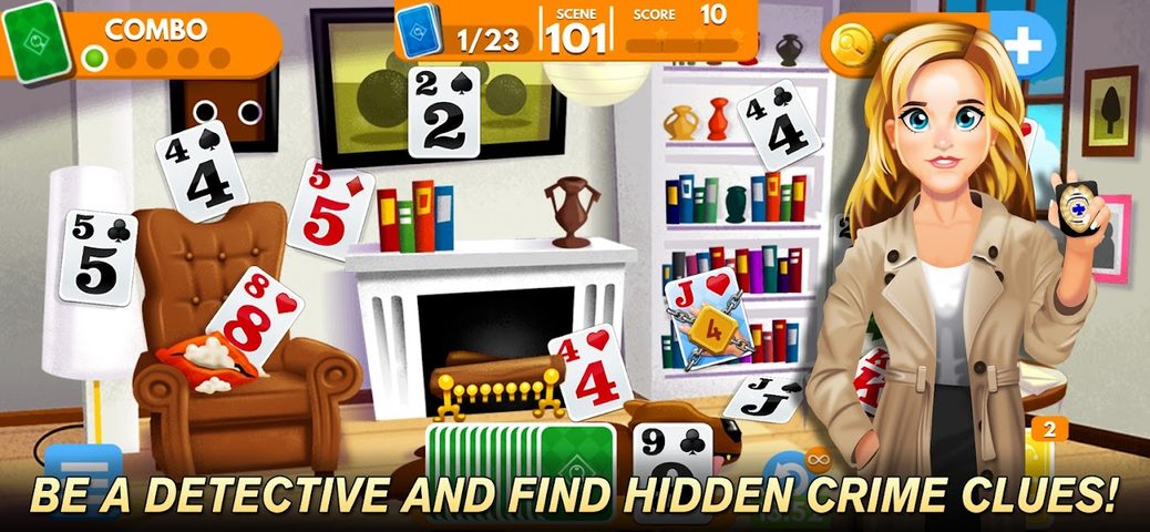 Captura 1: Aventura de juego de cartas con misterios