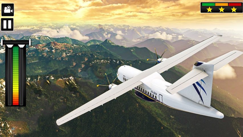 Captura 24: Simulador de Vuelo de Piloto de Avión