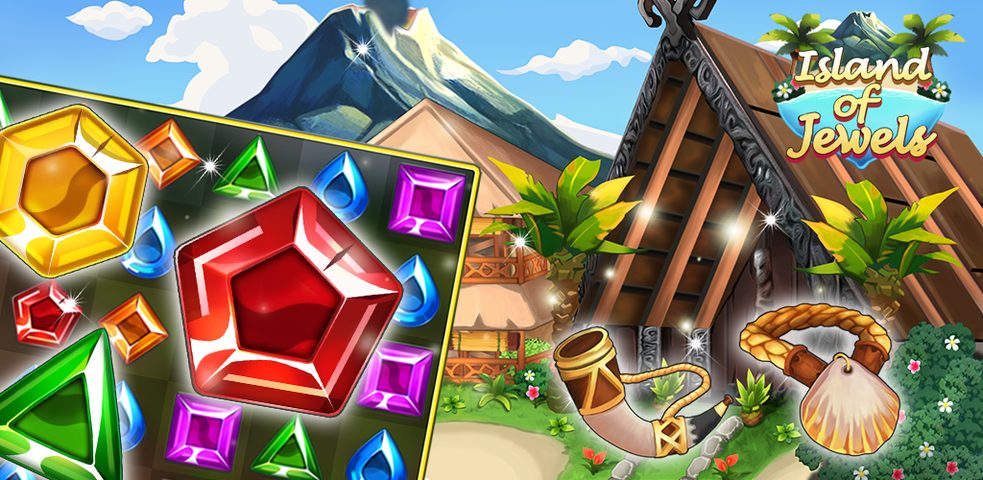 Screenshot 2: Island of Jewels: Aloha ! Match3 puzzle