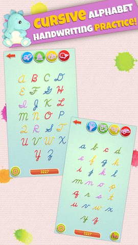 Скриншот 1: LetraKid Cursive: Kids Writing