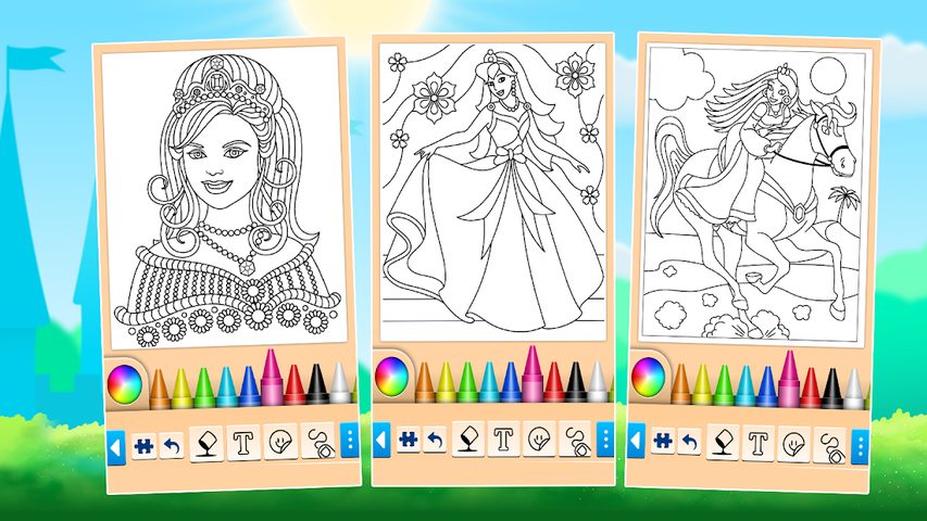 Screenshot 22: Princess Coloring Game