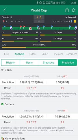 Captura 3: ScoreBing: Football Predictions, Bet Tips & Scores
