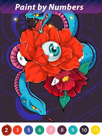 Screenshot 9: Sweet Coloring: Color by Number Painting Game