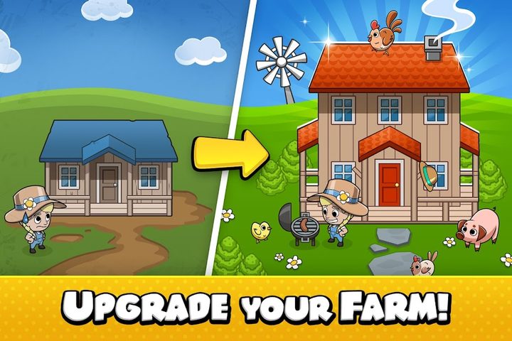 Screenshot 2: Idle Farm Tycoon - Merge Crops