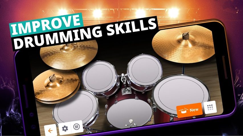 Captura 3: Simulador de juegos musicales de batería