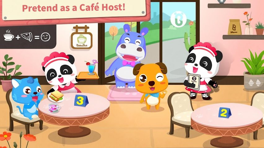Screenshot 4: Baby Panda’s Summer: Café