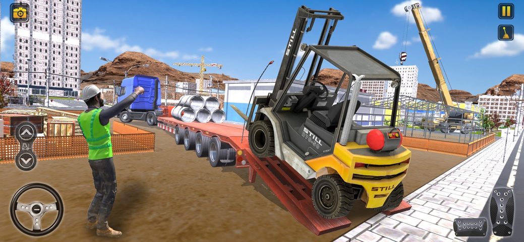 Captura 8: Simulador de Excavadora de Construcción