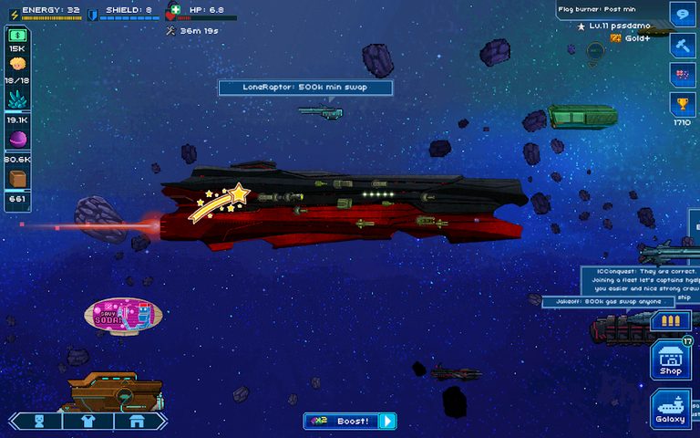 Captura 24: Juego estratégico espacial