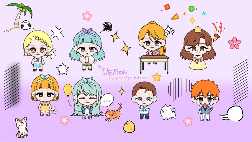 Captura 8: Creación de Personajes K-Pop Webtoon