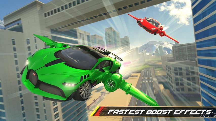 Screenshot 6: Flying Car Games 3d