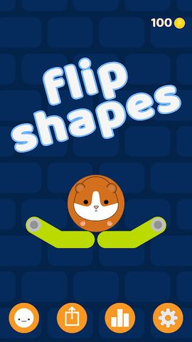 Screenshot 12: Flip Shapes – Bouncing, Rolling, Falling Fun!
