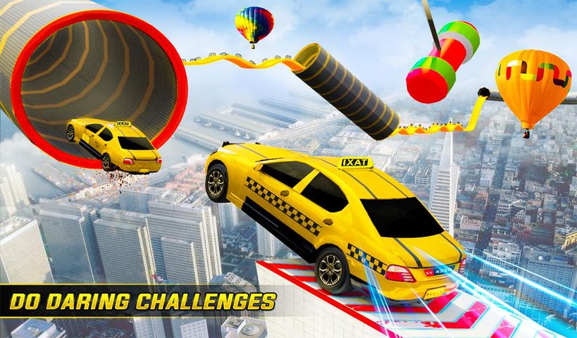 Captura 8: Acrobacias de Taxi en Mega Rampa