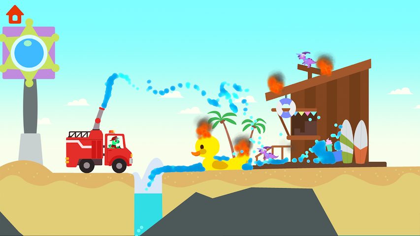 Screenshot 11: Dinosaur Fire Truck: for kids