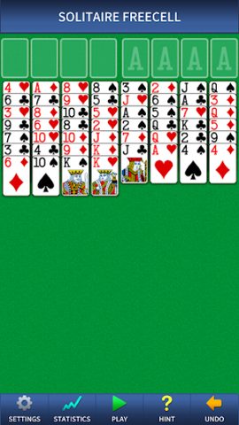 Captura 1: FreeCell Solitaire Classic