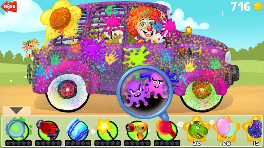 Captura 24: Amazing Car Wash Game For Kids