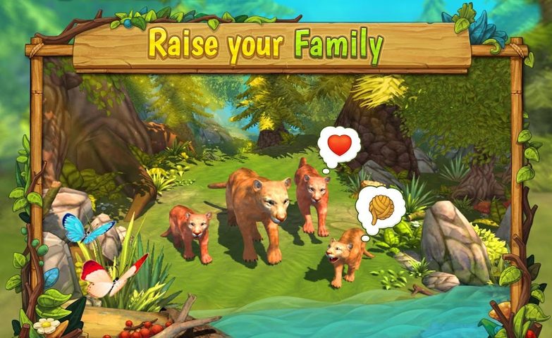 Screenshot 1: Mountain Lion Family Sim : Animal Simulator