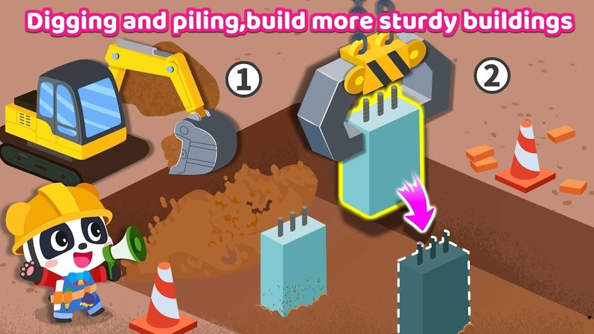 Screenshot 2: Baby Panda's City Buildings
