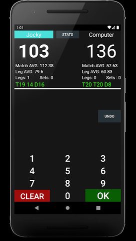 Screenshot 4: Essential Darts Scoreboard