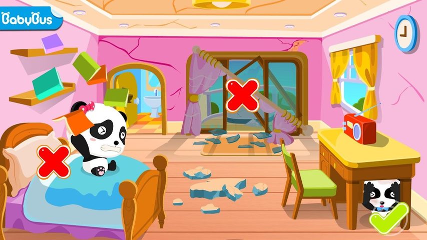 Screenshot 13: Baby Panda Earthquake Safety 1