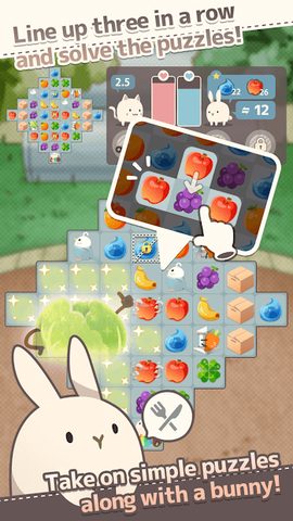 Screenshot 1: Bunny Life - Munch Munch Puzzl
