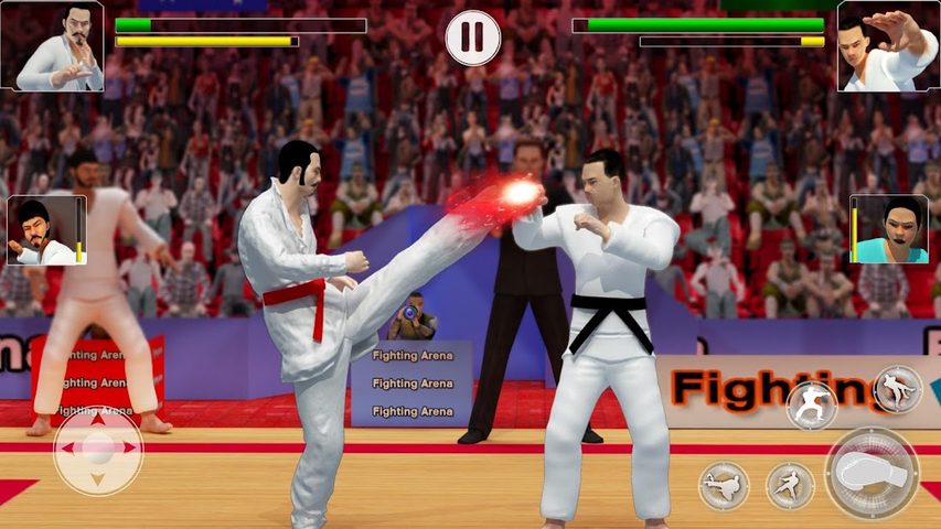 Captura 7: Combate de karate por equipos