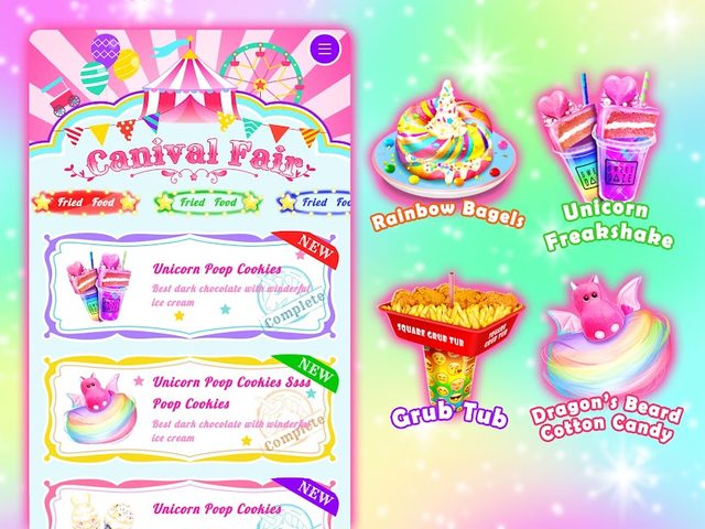 Screenshot 15: Unicorn Chef Carnival Fair Food Games for Girls