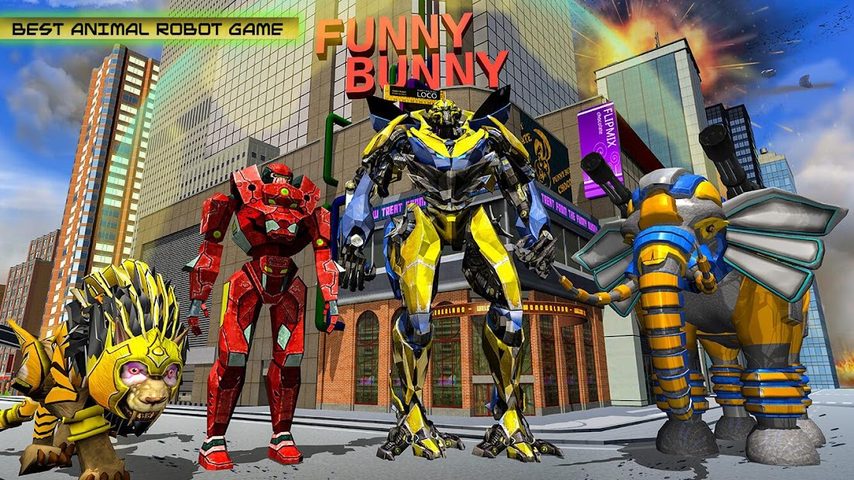 Screenshot 10: Elephant Vs Lion Robot Game