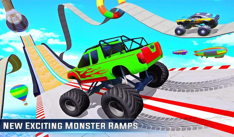 Screenshot 8: Impossible Monster Truck GT Stunt Car Racing Games