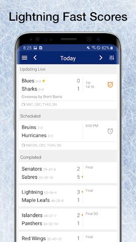 Screenshot 17: Scores App: NHL Hockey Plays, Stats & Schedules
