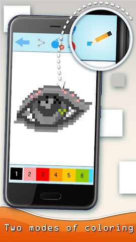 Captura 3: Juego de coloreado de arte pixel