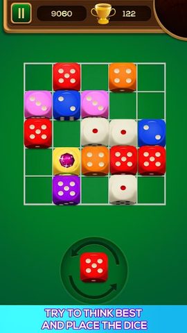 Screenshot 1: Dice Magic Dice Merge Puzzle Game with New Levels