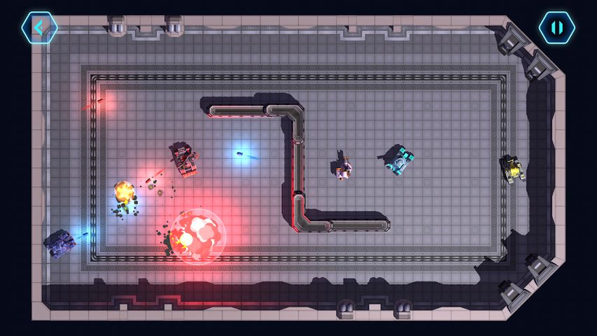 Screenshot 1: TANKS: Sci-Fi Battle