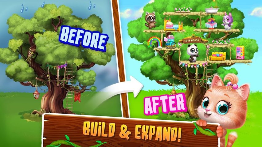 Captura 4: Aventura de Construcción y Juego en una Casa en el Árbol
