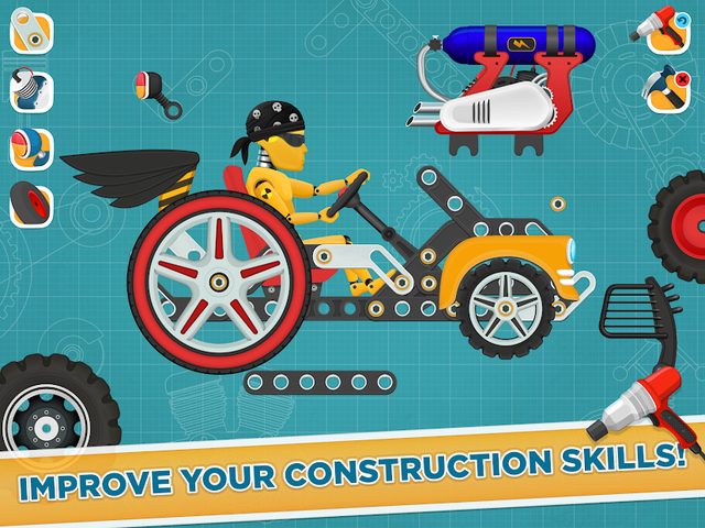 Captura 10: Juego de creación de vehículos y carreras para niños