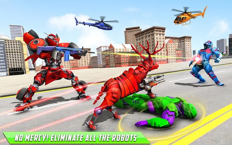 Screenshot 14: Deer Robot Car Game-Robot Game