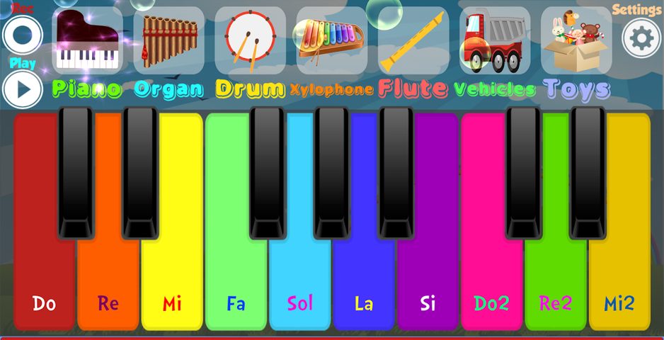Captura 6: Piano para niños y bebés