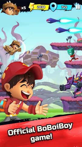 Screenshot 1: BoBoiBoy Galaxy Run