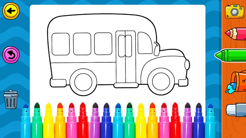 Screenshot 16: Vehicles Coloring for Kids: Trucks & Cars Game
