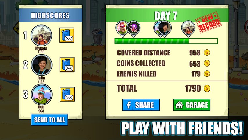 Screenshot 3: Mad Day - Truck Distance Game