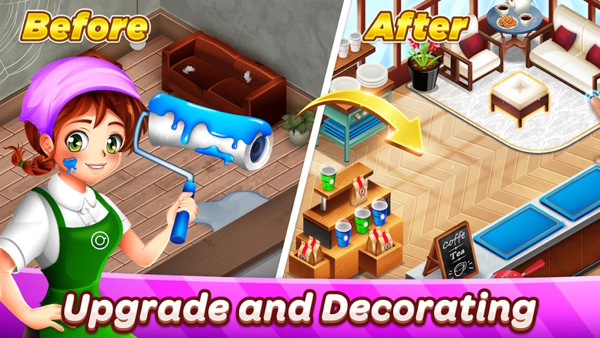 Screenshot 3: Cafe Panic: Cooking games