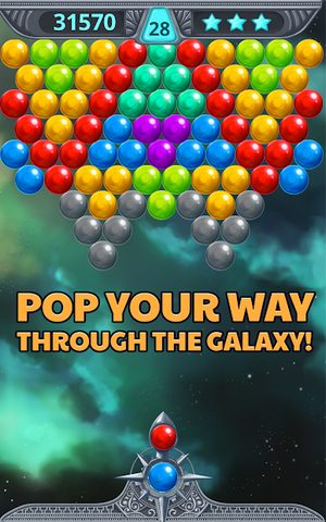 Screenshot 3: Bubble Shooter Space